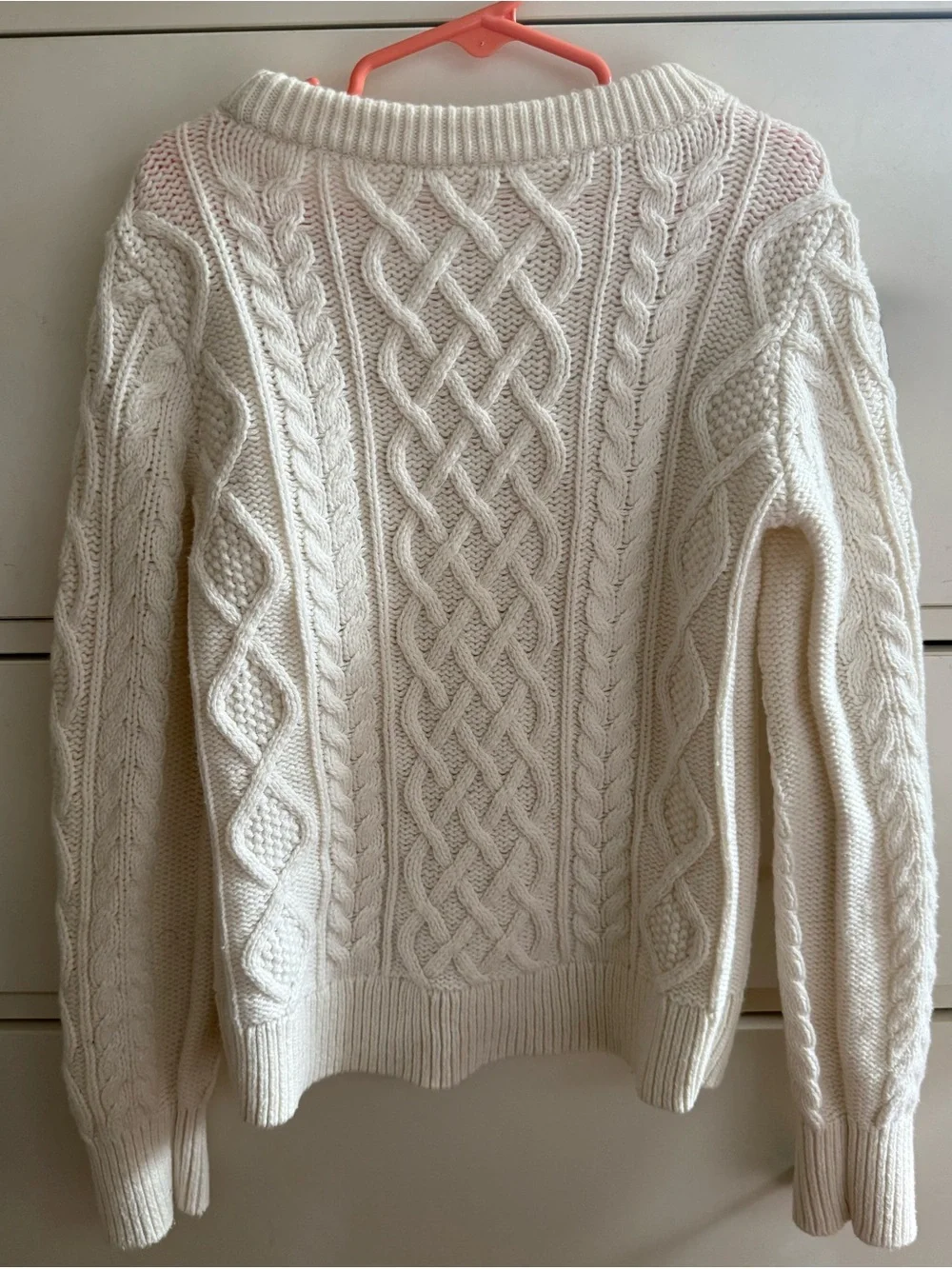 GAP Cream Cable-Knit Sweater